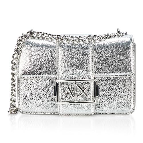 Armani Exchange Jodie Crossbody, Silver Filigree