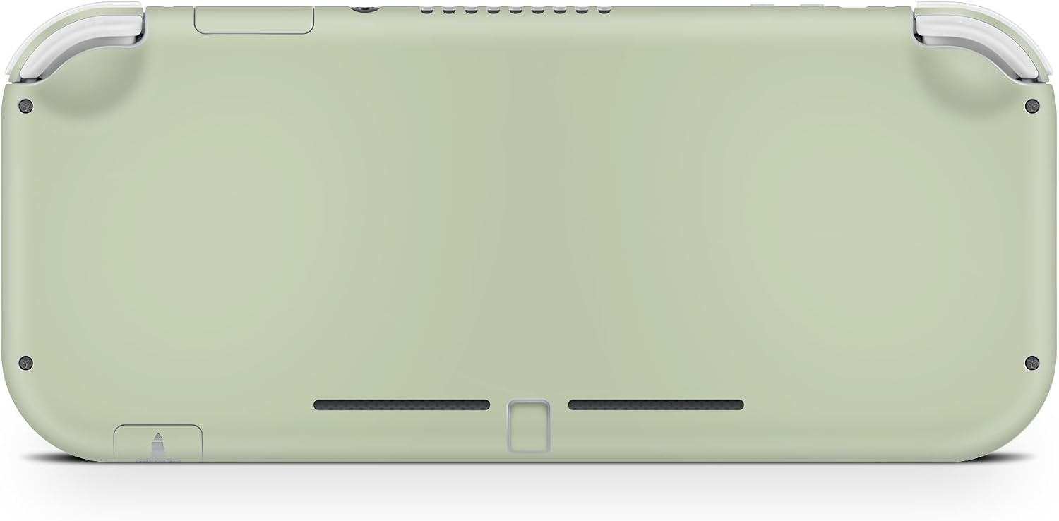 Tacky Design Solid Color Skin Compatible with Nintendo Switch Lite Skin Wrap, Minimalist Solid Skin for Nintendo Switch Lite Cover, Premium Vinyl 3M Full Wrap Decal. (Sage Green)