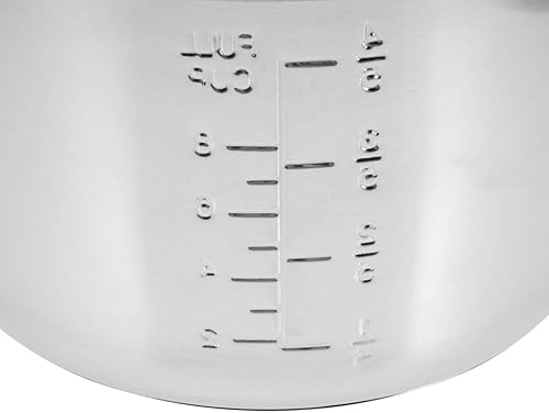 Miniatura 4 de Olla a presión eléctrica de repuesto para olla interior de cocina, olla interior antiadherente de acero inoxidable de 4.2 cuartos de galón, repuesto
