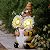 LA Jolie Muse 11.7'' Solar Gnomes Garden Statues-Resin Bee Gnomes Figurine Sunflower Decor with Solar LED Lights for Outdoor Gnomes Decorations for Yard Patio Lawn Porch, Garden Gifts for Mom
