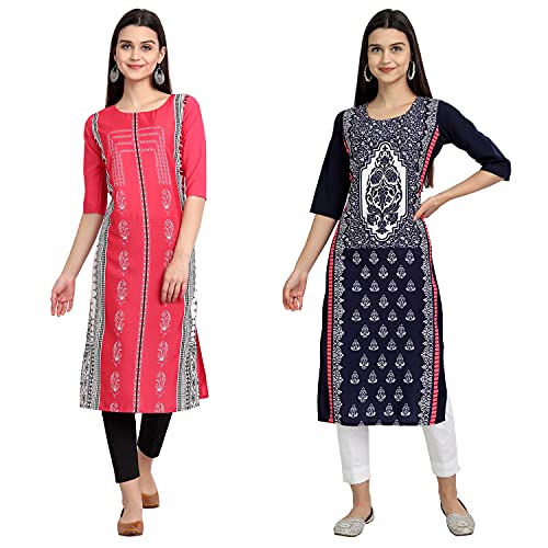 Image of Women's Crepe Regular Kurta