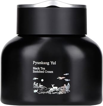 PKY Pyunkang Yul Black Tea Cream 2.0 fl oz 60 ml, Enrich Cream, Aging Care, Kombucha Formula, Moisturizing, Drying, Korean Skin Care