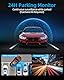 WiFi Dashcam Auto Vorne Hinten,4K+1080P,Auto Kamera,App-Steuerung Autokamera mit 64G SD-Karte,170°+140° Ultraweitwinkel,Mini 1.47 Zoll,Nachtsicht,WDR,G-Sensor,Loop-Aufnahm,Parküberwachung
