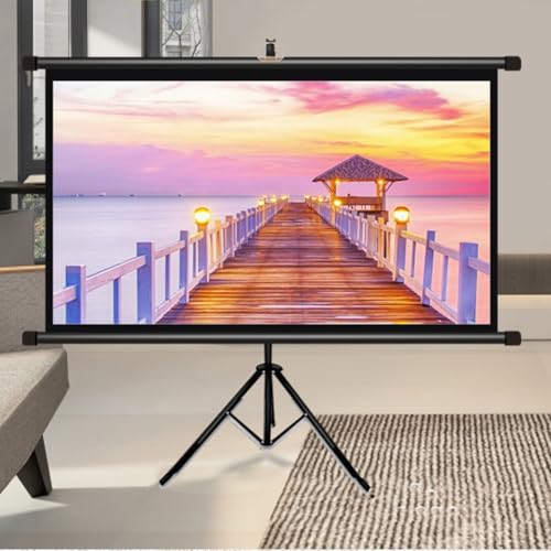 Pantalla de Proyección con Tripode 60 Pulgadas 16:9 HD miniatura 2