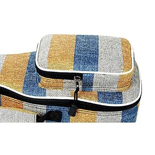Glenmi Tricolor Stripes Ukulélé Housse de protection pour ukulélé Sopran Konzert Tenor Ukulélé 21 » 23 » 26… - Les Beatles, Paul McCartney, John Lennon, RIngo Starr, George Harrison Glenmi Tricolor Stripes Ukulélé Housse de protection pour ukulélé Sopran Konzert Tenor Ukulélé 21 '' 23 '' 26… – Image 4