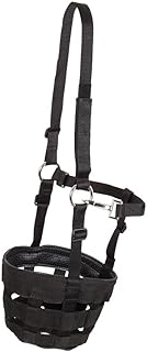 Dura-Tech Grazing Muzzle with Halter for Horses | Size Horse | Stable Essential for Horse Health | Dura-Tech Grazing Muzzle with Halter | Promotes Safe Eating Habits