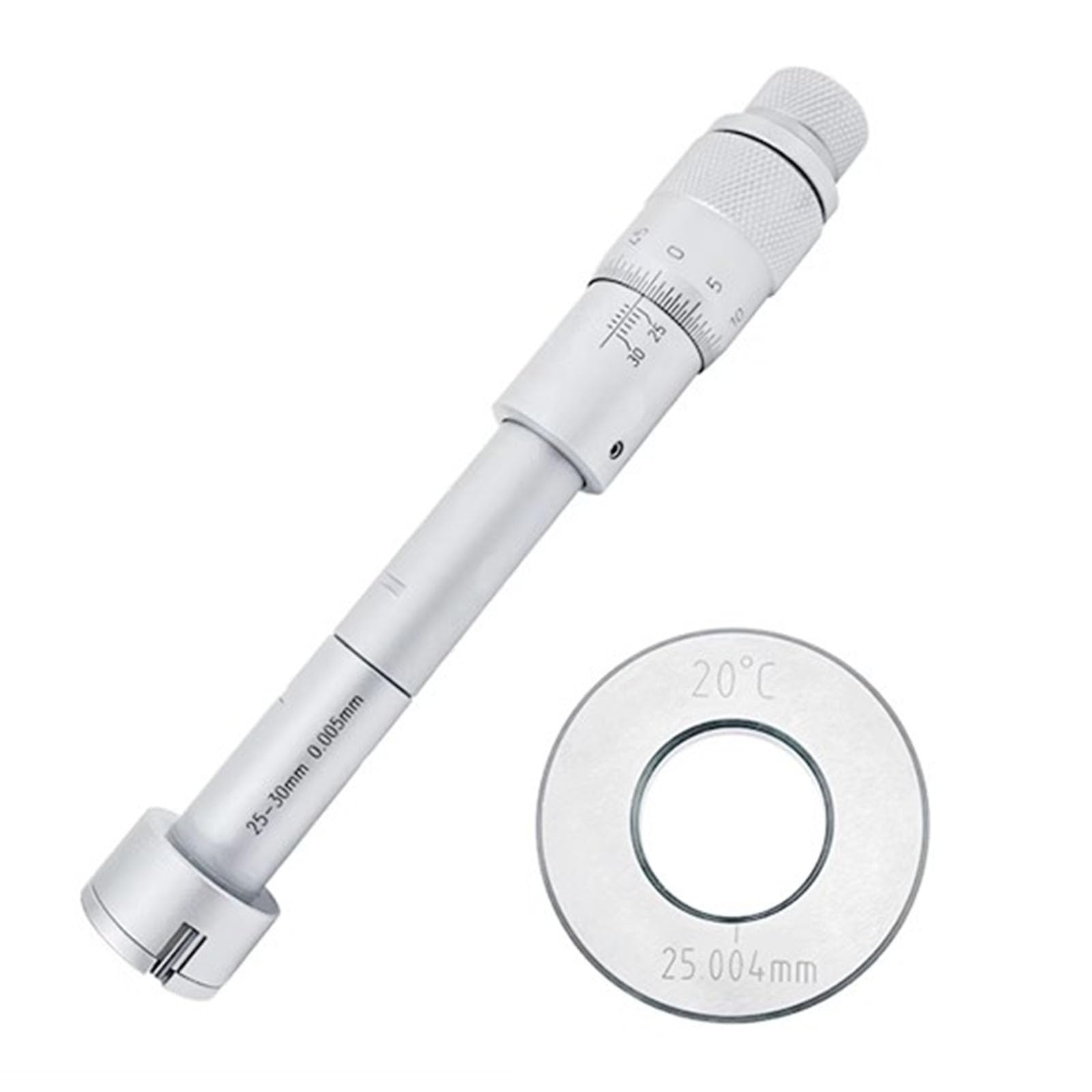 Micromètre interne à 3 points contre l'usure des outils avec vernier acier - 7