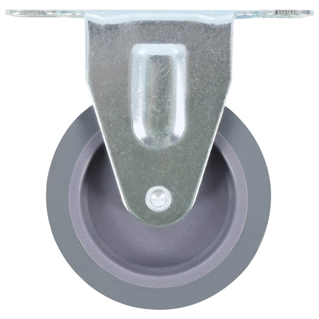 vidaXL Ruedas fijas 24 unidades 75 mm