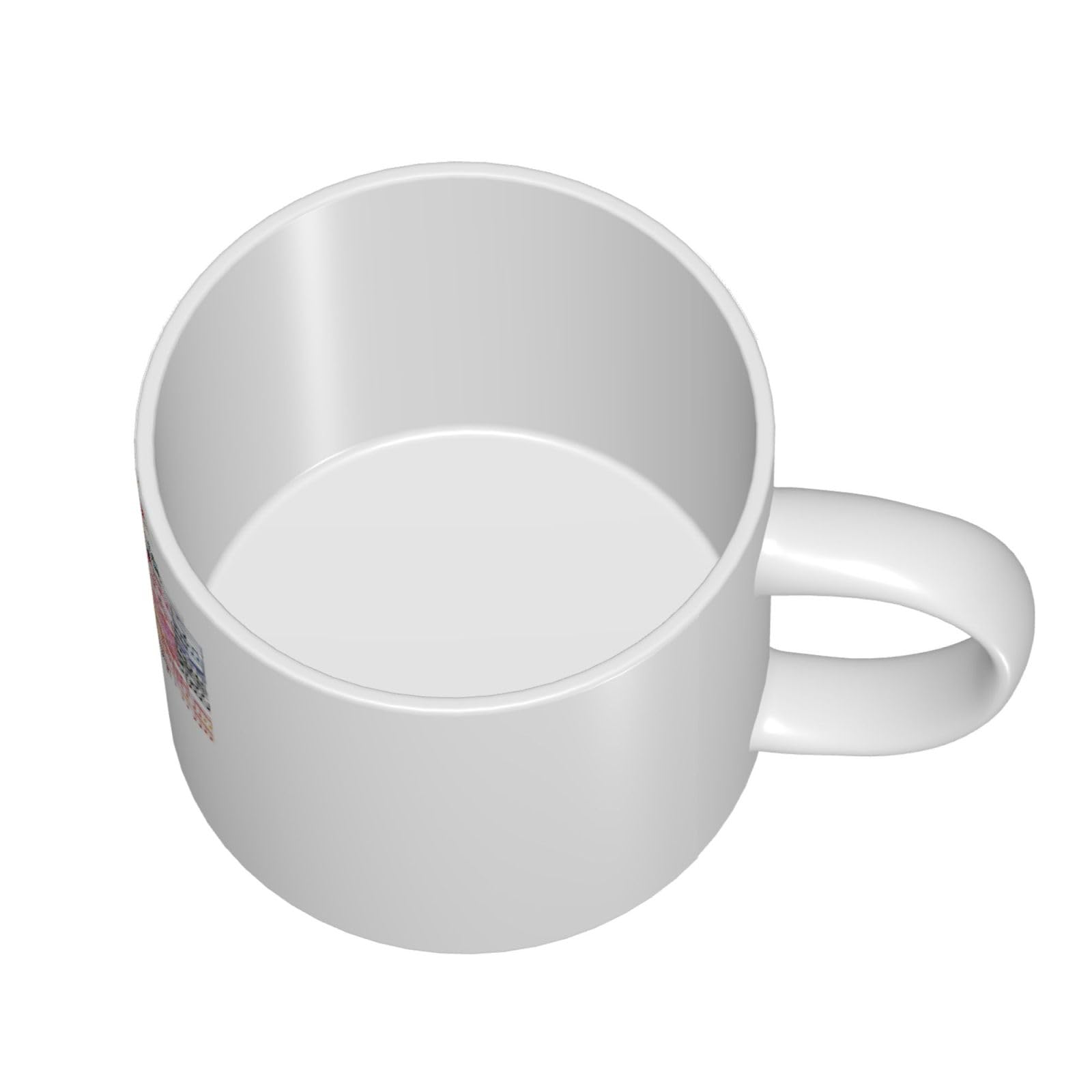 Musica variopinta della tastiera del pianoforte ha stampato la tazza di caffè di ceramica