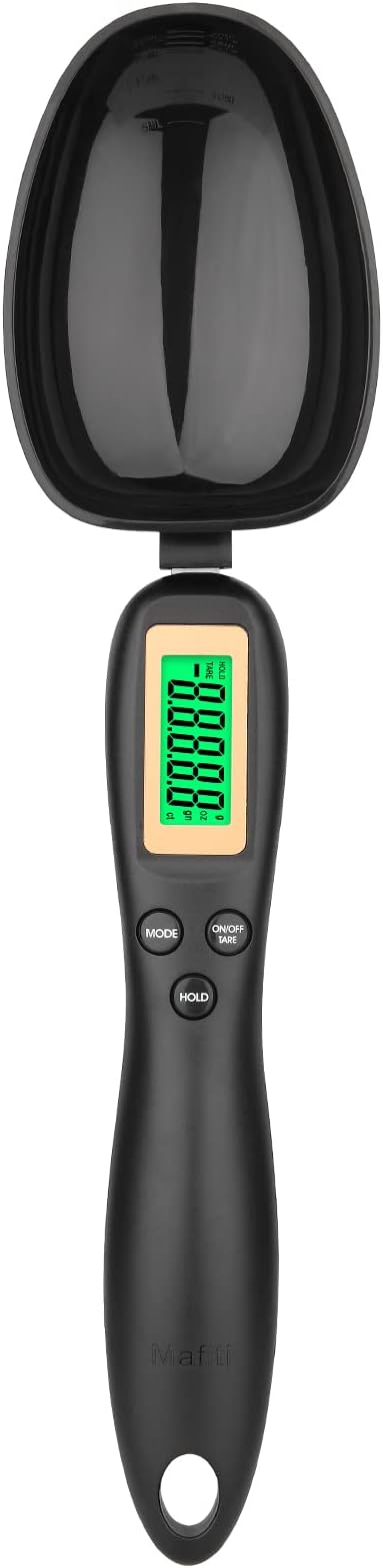 Digital Measuring Spoon, Weighing Spoon Scale 500g / 0.1g High Precision with LCD Screen Display for Kitchen Gadgets Daily Meals and Pet/Dog/Cat Food Measuring Scoop