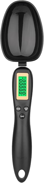Mafiti Electronic Measuring Spoon, Digital Spoon Scale 500g / 0.1g High Precision with LCD Screen Display for Kitchen Gadgets and Daily Meals