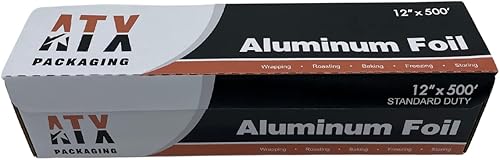 Miniatura 2 de ATX Packaging, Rollo de aluminio de aluminio, papel de regalo, 12 pulgadas x 1000 pies