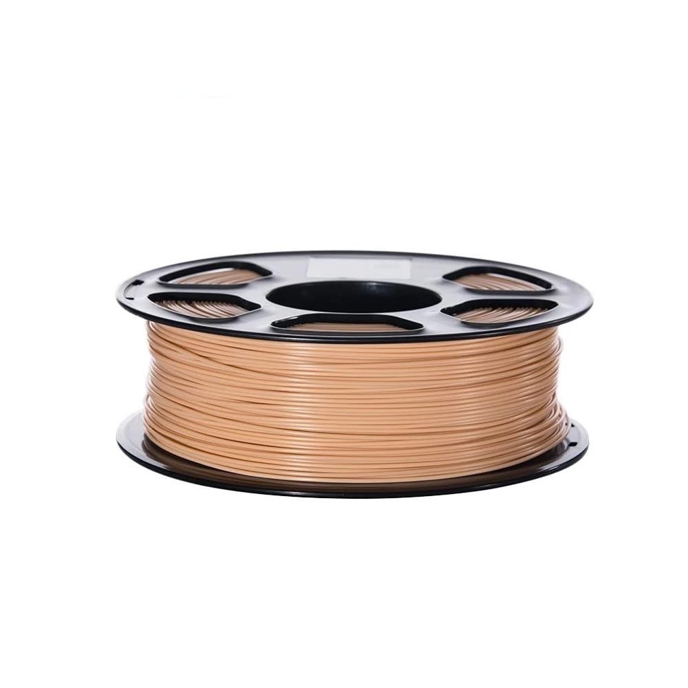 Filamento para impresora 3D PLA transparente, Filamento plástico PLA color piel for impresora 3D, 1,75 mm, carrete de 1 kg, suministros de materiales de impresión 3D