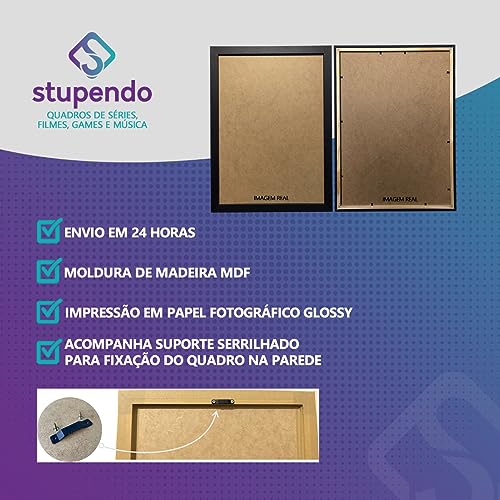 Quadro Decorativo Circuitos de Fórmula 1 F1 2023 Black (Moldura Preta, 30x40cm)