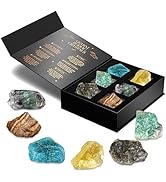 Wyspell Gemini Crystal Set - 6 Raw Gemini Crystals and Healing Stones - Gemini Zodiac Gifts for W...