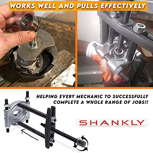Shankly 5 Ton Capacity Bearing Puller Set Or Gear Puller, Universal Bearing Puller Tool Or Pullers For Mechanics Heavy-Duty Pilot Bearing Removal Tool Small Bearing Puller #TOP6