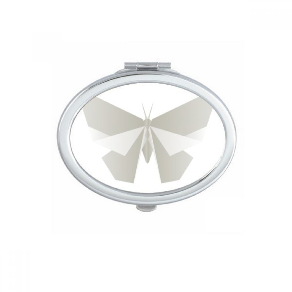Miroir compact origami papillon blanc mignon idée cadeau pour femme