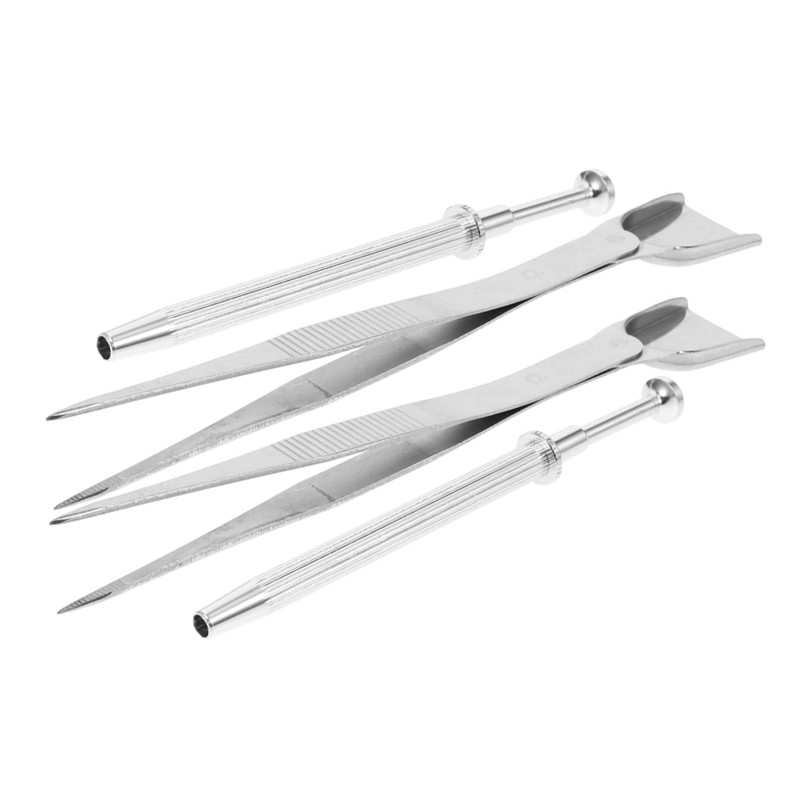 PRETYZOOM 5sets Strumenti per Decorazione Torte Pinzette e Articoli Alluminio per Decorazioni Cake Design e Gioielli Utensili Multifunzione per Cake Decorating e Creazioni