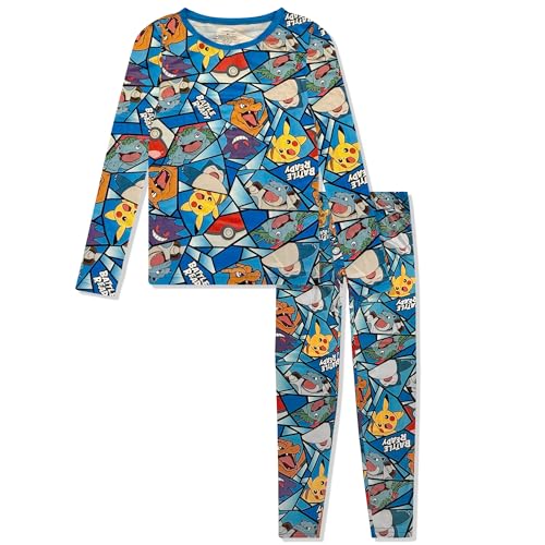 Cuddl Duds Boys Thermal Underwear Set - Spiderman, Pokemon, Minecraft, Super Mario Designs - Kids Long John Base Layer