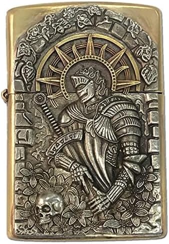 Estuche para encendedor de latón hecho a mano, regalo para hombres, bolsas más ligeras, funda protectora de almacenamiento para padre, novio,