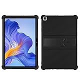 QYiiD Case for Huawei Honor Pad X8/Honor Pad X8 Lite Tablet, Light Weight Silicone Kids Friendly Soft Shock Proof Protective Cover for Huawei MatePad SE 10.1 2022/MatePad T10/T10s 10.1 2020, Black