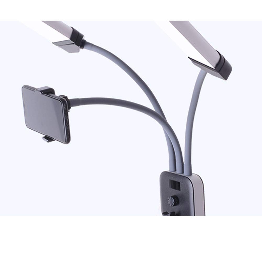 Lampada di estensione per ciglia a LED, 40 W, per studio USB, temperatura di colore 3000 K-6000 K