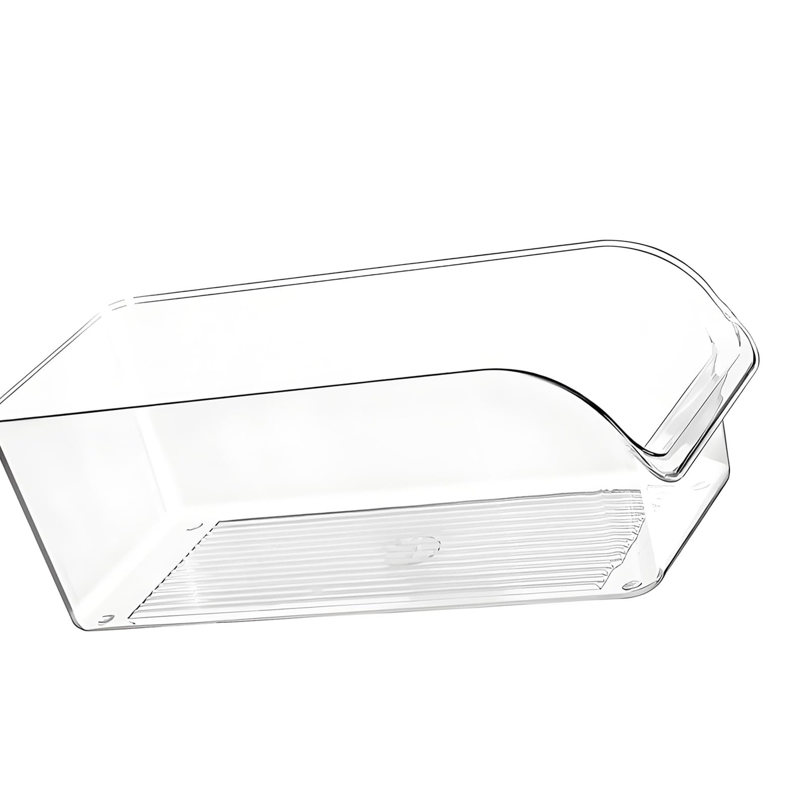 Tsophreniq Space Saving Refrigerator Drawer Tray Storage Containers for Efficient Storage of Groceries and Household Essential Fridge Drawer Organizers