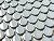 Smoke Blue Penny Round Glazed Porcelain Floor Wall Tile for Backsplash Kitchen, Accent Decor, Bathroom Shower by Tenedos (5)