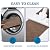 Mat Block Non-Slip Stair Treads, 15 PCS Carpet Stair for Wooden Steps Indoor, Soft Stair Runner for Kids Elders and Pets Brown