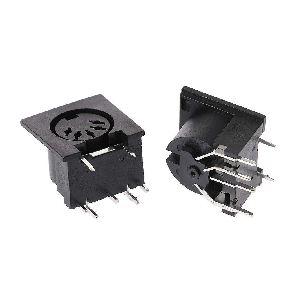 Sourcingmap® Montaggio A Pannello 8 Pin DIN Per Audio Connettore Circolare Telaio Presa - Foto 12