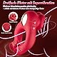 Penisring Sex spielzeug für Paare extrem sex, Erotik Zunge Cockring Sex Spielzeug für die Männer Extrem mit 10 Vibrationsmodi, Dual Penisringe Massagegerät Erotisches Sexspielzeug für Klitoris