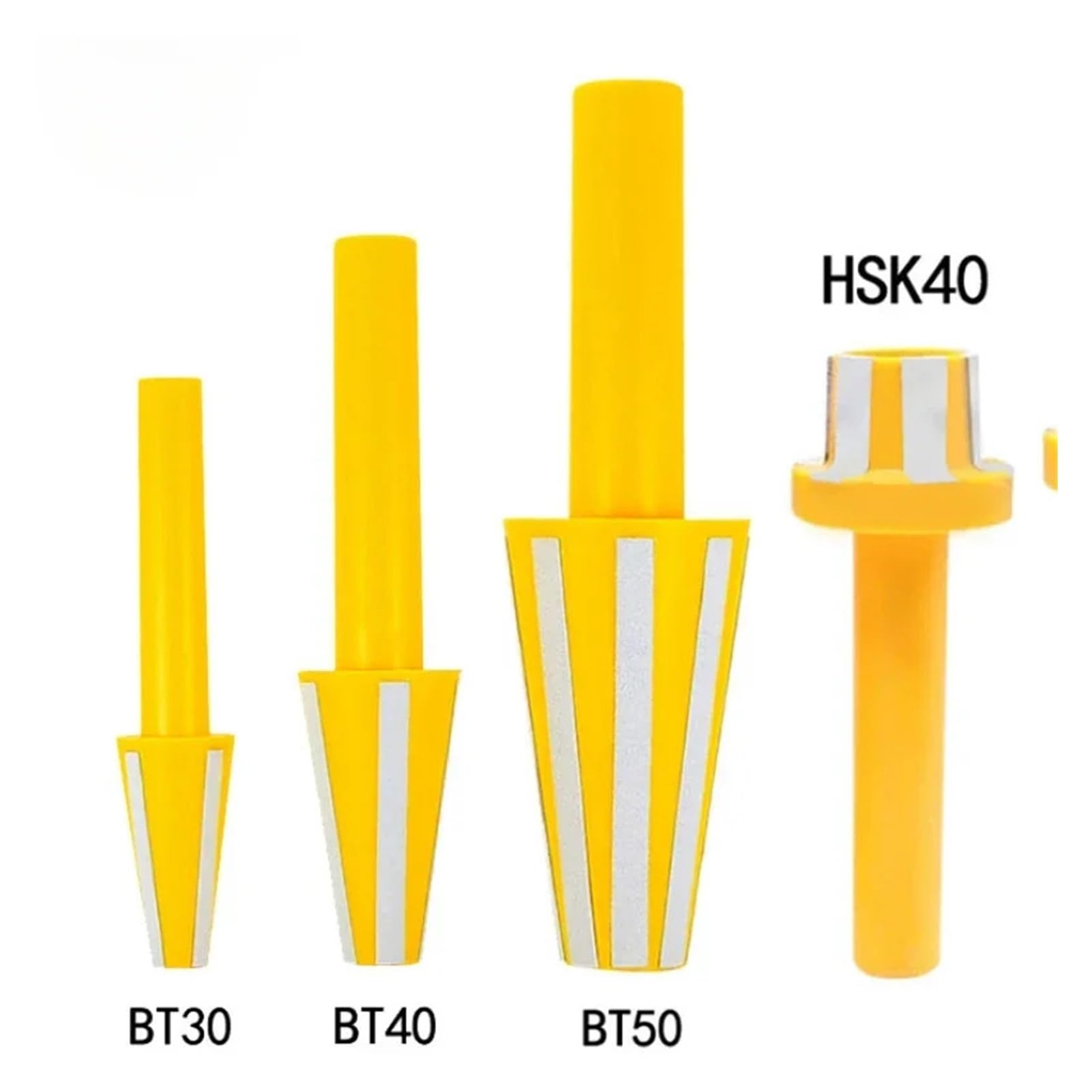 Pręt do czyszczenia wrzeciona, HSK BT ISO Pręt do czyszczenia wrzeciona Uchwyt na tuleję stożkową 5 szt(5pcs,BT50)