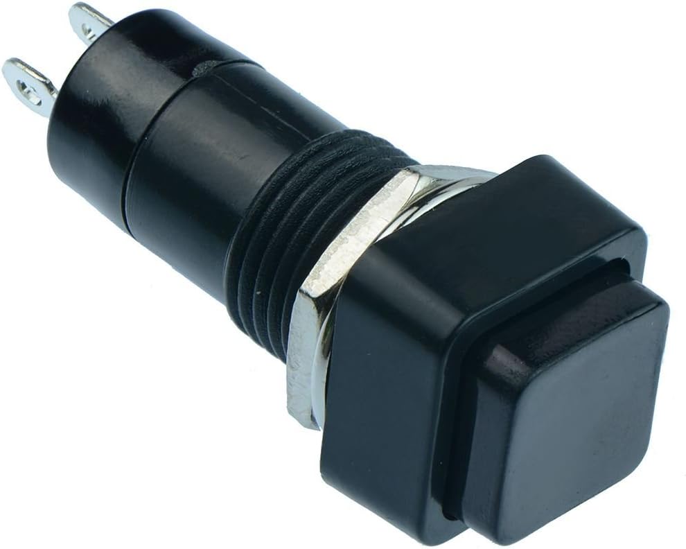 5 x Red Off-(On) Momentary Square Push Button Switch 12mm SPST : Amazon ...