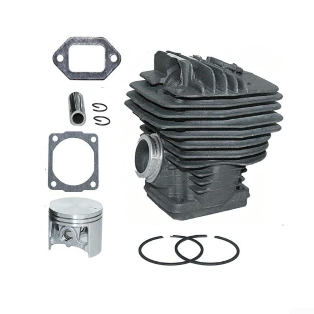 Kit de cilindro de 56 mm para motosierra MS660 066 Big Bore para pistón Anillo Junta Set Piezas de reparación del motor Plata