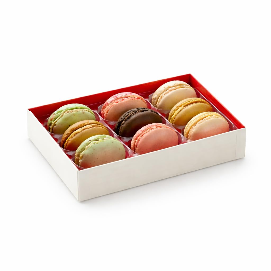 PacknWood - 100 Caja Rojo Madera | 16,5x12,0 cm | Hostelería Catering, Desechable, Ecológico, Delivery Take Away