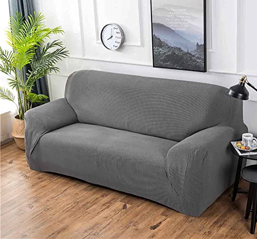 Housse de canapé extensible antidérapante en élasthanne jacquard lavable - 2
