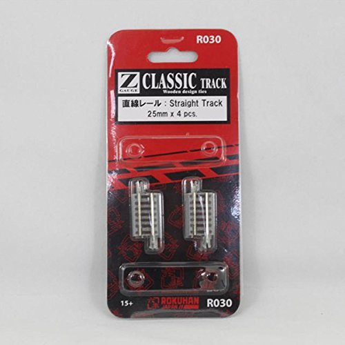 Rail droit 25 mm Rokuhan R030 pour connexion parfaite échelle Z