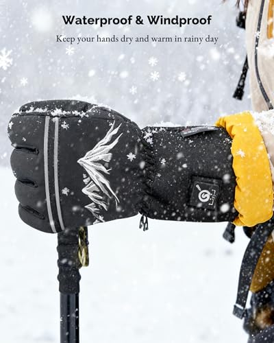 SAVIOR HEAT Rechargeable Heated Gloves for Men & Women – 3M Thinsulate Warmth Winter Electric Glove with Long Battery Life (Up to 10 Hours), Waterproof Heated Gloves for Cold Weather Hiking, Driving - Thumbnail 6