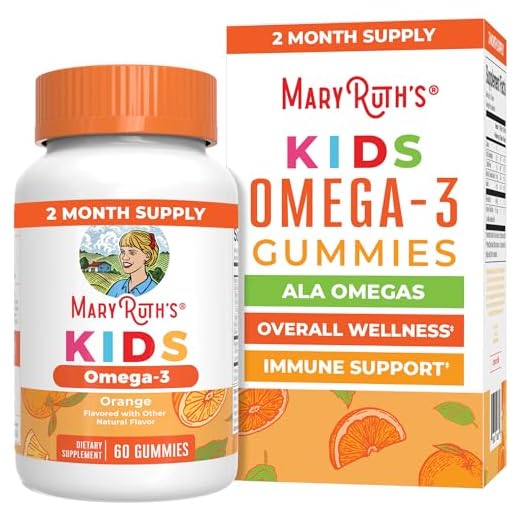 MaryRuth Organics Vegan Omega Gummies Kids