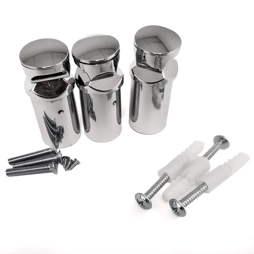 Radiator Accessories,Towel Rail Radiators Universal Brackets Chrome,White,Black, Radiator Valves (Chrome Triples Brackets Only)