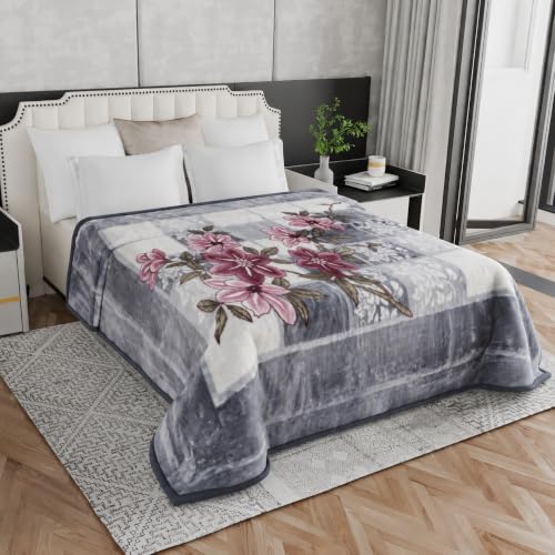 Image of Signature Special Limited Edition Super Soft Double Layered Blanket - 1100 GSM Winter Luxury - Reversible, Ultra Warm & Plush - King & Single Bed (Slate Grey, Double)