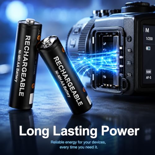 Image of AA Rechargeable Battery 2300mAh Ni-MH 1.2V Pack of 2