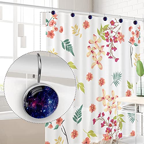 Crochets de rideau de douche en métal robuste résistant à la rouille - 5