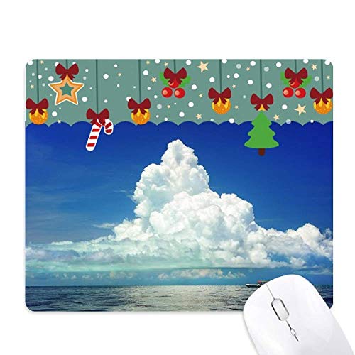 Alfombrilla para juegos y oficina Ocean Sky, dale un toque navideño a tu escritorio