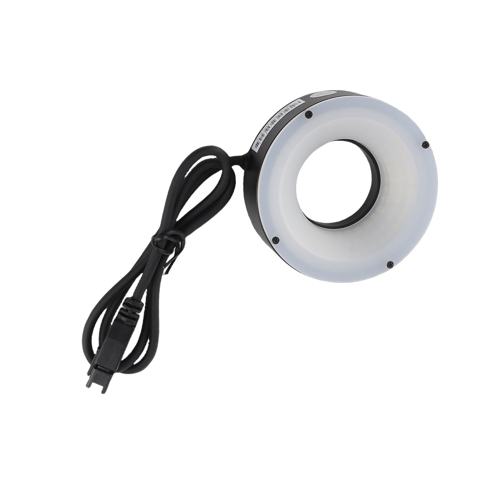 Microscopio estéreo con luz LED, lámpara de aleación de aluminio de 24 V con iluminación potente para cámara industrial, binoculares y tornos pequeños, 30 mm de