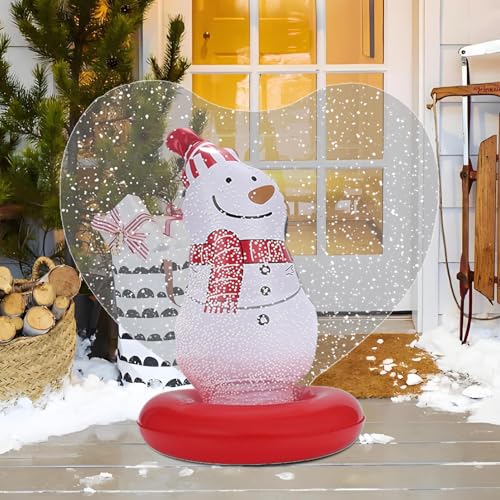 Bolas de Navidad inflables con luces para decorar tu jardín y terraza este invierno 4