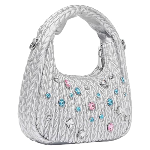 Sac à bandoulière en cuir synthétique de haute qualité au fini plissé