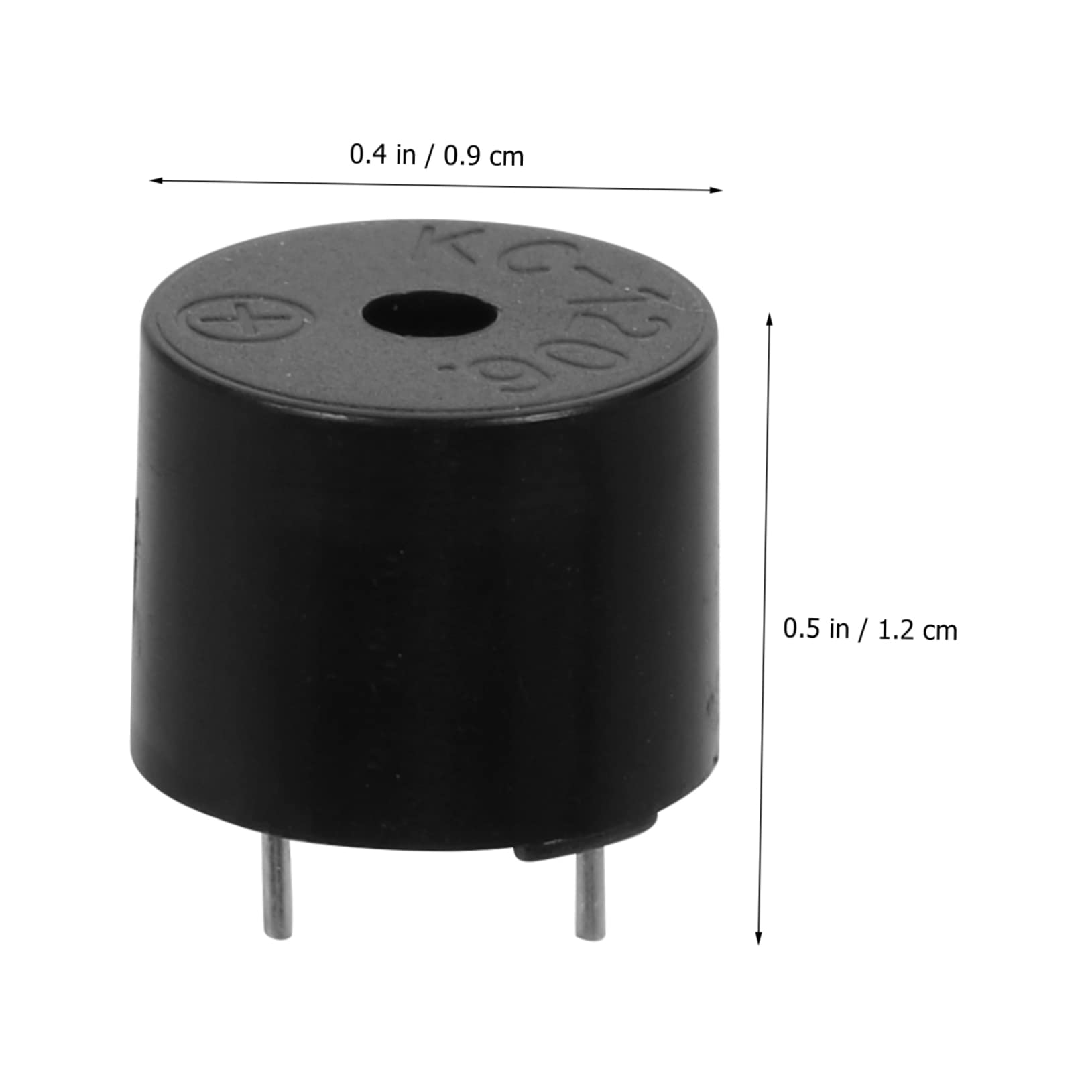 CIYODO 10pcs 5v Buzzer Piezo Buzzer Electronic Beep Buzzer Electronic Buzzer Alarm Passive Electric Alarm Electronic Components Buzzer Piezo Alarm Electronic Alarm Beeper 90s Abs Black