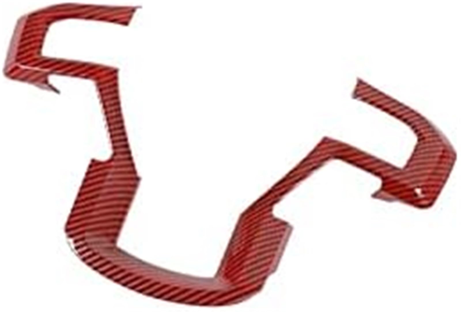 Dla Wittsy dekoracja panelu kierownicy samochodu pokrywa tapicerka naklejka, D, dla F150 2015 2016 2017 2018 2019 2020 Osłona emblematu na kierownicę, środkowa część wnętrza samochodu(Rot)