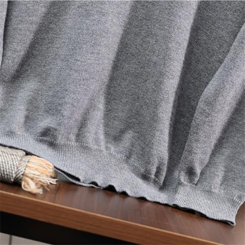 Wool Men's V-Neck Sweaters Pullover Thin Knitted Top3